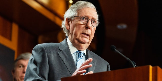 Senate Minority Leader Mitch McConnell said Thursday that he believes the GOP will struggle to regain control of the Senate in the November midterm elections.