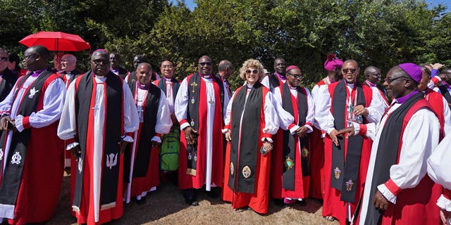 Bishops from around the world gather at the University of Kent in Canterbury for a group photo during the 15th Lambeth Conference.  Picture date: Friday July 29, 2022. (Photo by Gareth Fuller/PA Images via Getty Images)