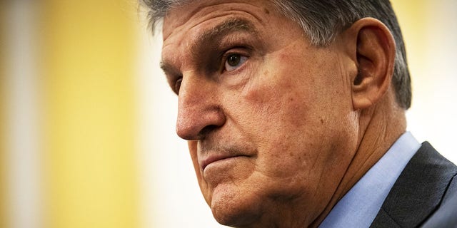 Senator Joe Manchin, D-West Virginia, during a hearing of the Senate Rules and Administration Committee in Washington, DC, US, on Wednesday, August 3, 2022.