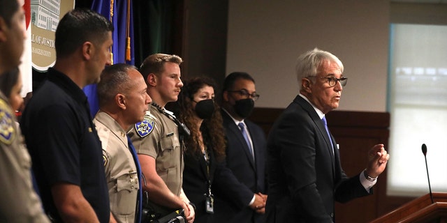Los Angeles County District Attorney George Gascon announces charges for a woman who killed several people in a car crash. 