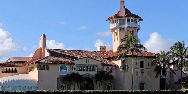 Former president Donald Trump's Mar-a-Lago resort in Palm Beach, Florida.