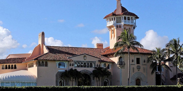 Former president Donald Trump's Mar-a-Lago resort in Palm Beach, Florida.