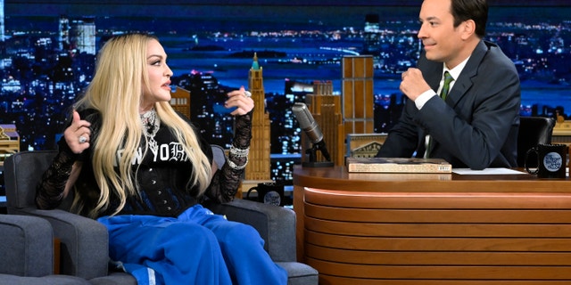 Madonna described the controversial night for talk show host Jimmy Fallon.