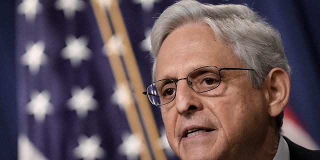 Attorney General Merrick Garland delivers a statement at the Department of Justice on Aug. 11, 2022, in Washington.  The Justice Department filed a suit against casino mogul Steve Wynn that was dropped this week.
