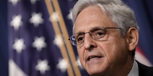 Attorney General Merrick Garland delivers a statement at the Department of Justice on Aug. 11, 2022, in Washington.  The Justice Department filed a suit against casino mogul Steve Wynn that was dropped this week.