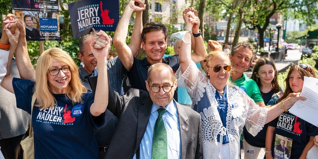 Media tout Democratic prospects, but is the GOP wave really receding? 4 Rep. Jerry Nadler (D-NY) holds a campaign rally on the Upper West Side of Manhattan on August 20, 2022, in New York City.