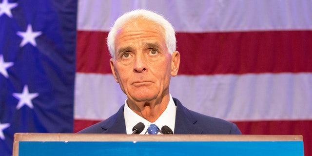 Charlie Christ, the Democratic candidate for governor of Florida, speaks after winning the August 2022 Democratic primary.