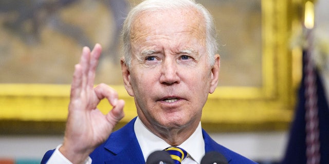 President Joe Biden speaks during a news conference in the Roosevelt Room of the White House in Washington, D.C. on Wednesday, Aug. 24, 2022. 