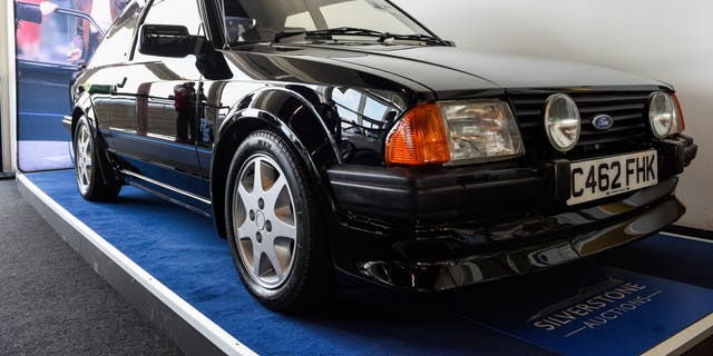 Princess Diana's 1985 Ford Escort RS Turbo S1 at the Silverstone Auctions