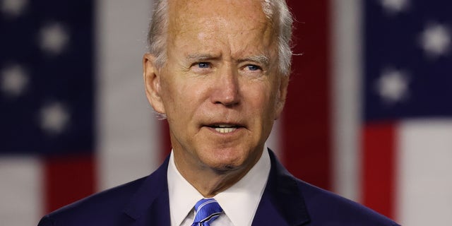 WILMINGTON, DELAWARE - JULY 14: Democratic presidential candidate former Vice President Joe Biden speaks at the Chase Center July 14, 2020 in Wilmington, Delaware. Biden delivered remarks on his campaign's 'Build Back Better' clean energy economic plan. (Photo by Chip Somodevilla/Getty Images)