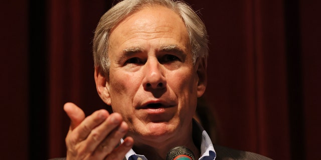 Texas Gov. Greg Abbott speaks during a press conference about the mass shooting at Uvalde High School on May 27, 2022. 