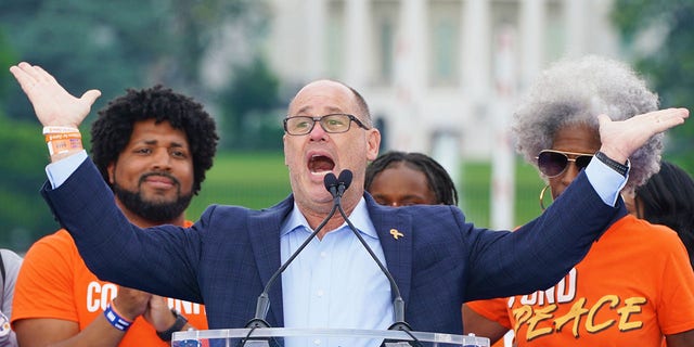 Fred Guttenberg speaks during March for Our Lives 2022 on June 11, 2022 in Washington, DC