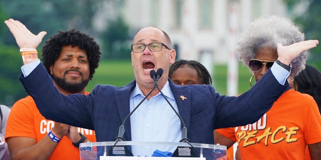 Fred Guttenberg speaks during March for Our Lives 2022 on June 11, 2022 in Washington, D.C.