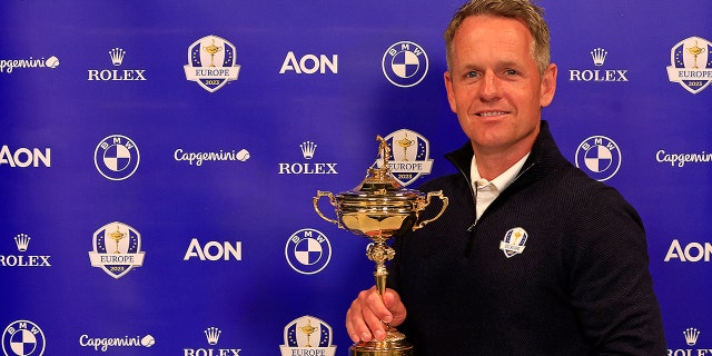 2023 European Ryder Cup Captain Luke Donald poses for a portrait on Aug. 1, 2022, in West Palm Beach, Florida.