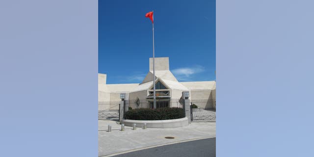 The Chinese Embassy is viewed on May 18, 2012, in Washington, D.C.