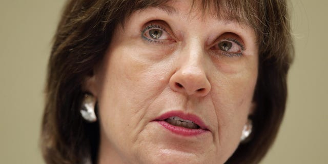 IRS official Lois Lerner at a congressional hearing