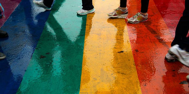 A man suspected of spray-painting a swastika on a rainbow crosswalk in Atlanta has been arrested.