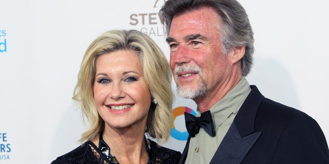 Olivia Newton-John and John Easterling married in 2008.