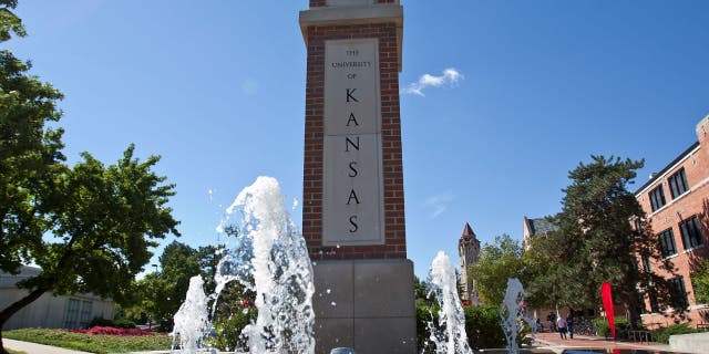 September 10, 2016: Campus scenery shortly before the game between the Kansas Jayhawks and the Ohio Bobcats being played at Memorial Stadium in Lawrence, KS. 