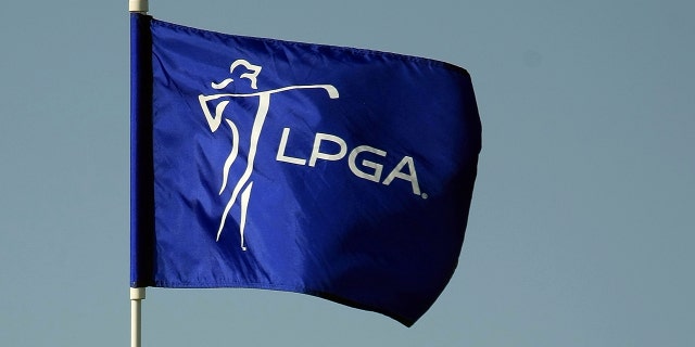 The flag on the 16th green during Round 4 of the LPGA Qualifying School at the LPGA International on December 6, 2008 in Daytona Beach, Florida.  