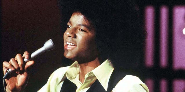 Michael Jackson performs "We're Almost There" on "American Bandstand" in 1975. 