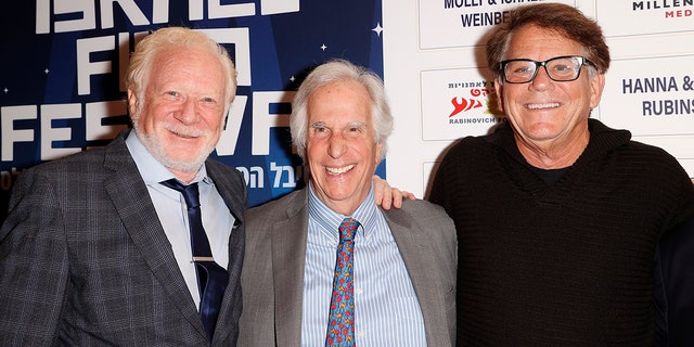 (L-R) Don Most, Henry Winkler and Anson Williams have kept a close bond over the years.