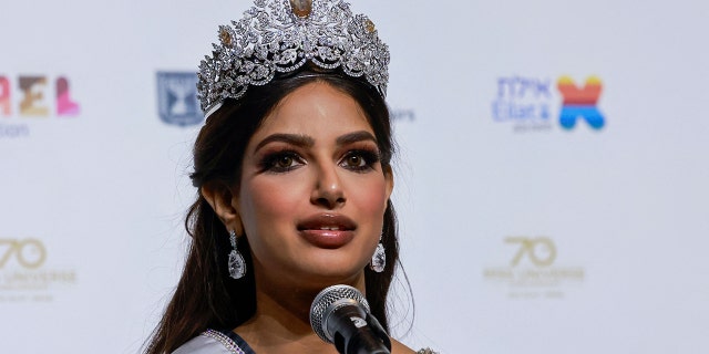 Miss Universe 2021 Harnaaz Sandhu admitted she broke down after being bullied online for gaining weight.