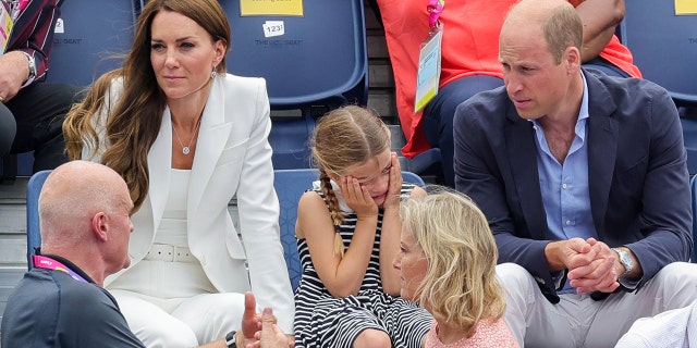 Princess Charlotte is the middle child of Prince William and Kate Middleton. William, 40, is second in line to the throne.