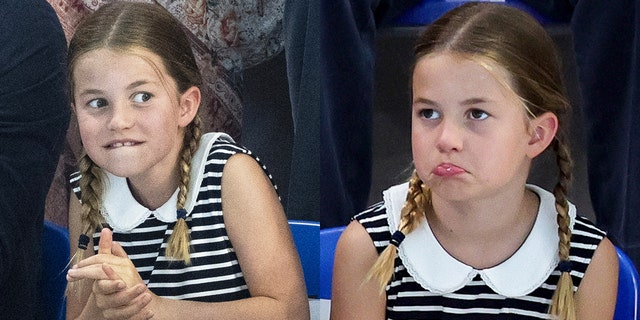 Princess Charlotte stole the show with her funny faces during the Commonwealth Games.