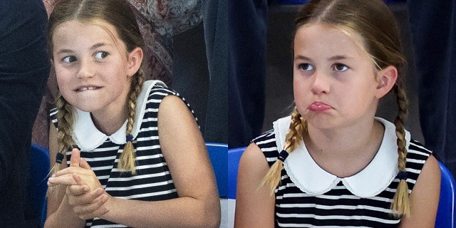 Princess Charlotte stole the show with her funny faces during the Commonwealth Games.