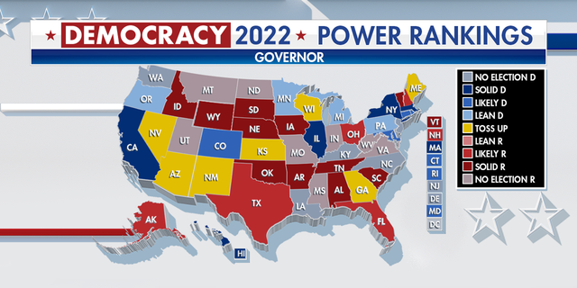 Governor's race predictions for 2022.