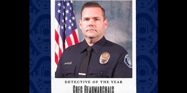 Greg Beaumarchais was recognized by the Santa Ana Police Department as its 2019 "Detective of the Year."