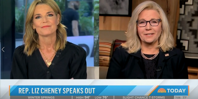 During an interview with Rep. Liz Cheney for NBC's "Today" 公演, co-host Savannah Guthrie asked if the recently defeated GOP lawmaker would run for president.