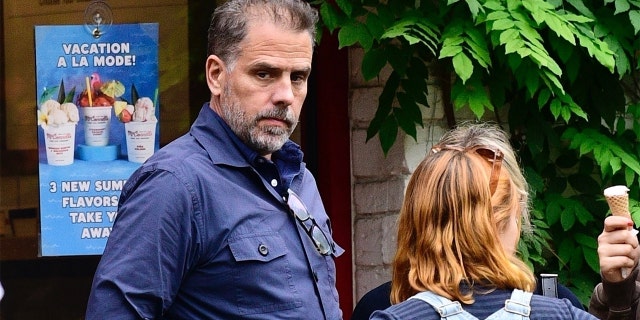 Hunter Biden and family go for ice cream in Los Angeles