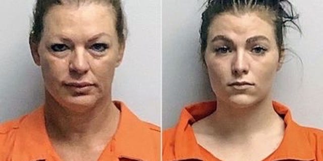 Tina Frey (left) and Victoria Brimer are charged with two counts of aggravated cruelty to animals.