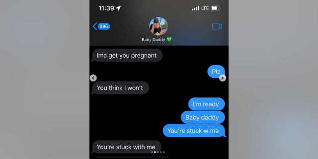 Kay posted a slideshow of photos to Instagram, including a screenshot of a text conversation she had with Webb before he died.