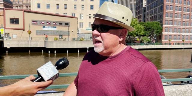 A man in Milwaukee, Wisconsin, graded President Biden.