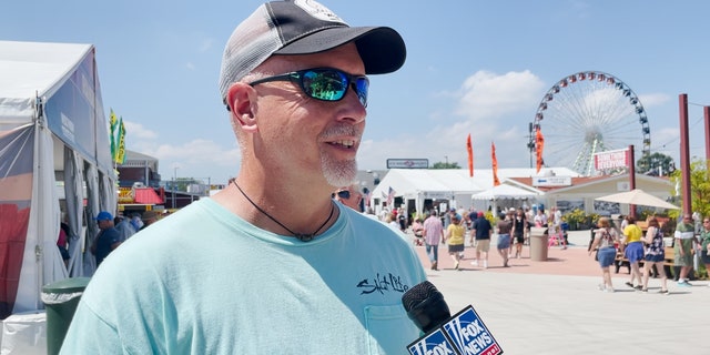 Michael shared his thoughts on climate change initiatives while attending the Wisconsin State Fair.
