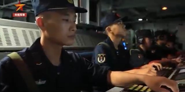 China's military released a video purporting to show joint military operations around Taiwan.