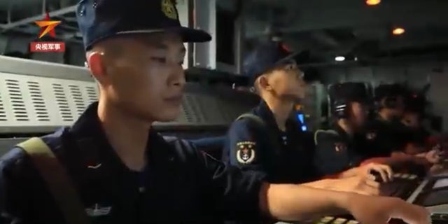 China's military released a video purporting to show joint military operations around Taiwan.