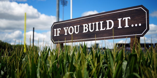 view of "If You Build It" Signing before the Cedar Rapids Bunnies and Davenport Blue Sox at Field of Dreams on Tuesday, August 9, 2022 in Dyersville, Iowa.