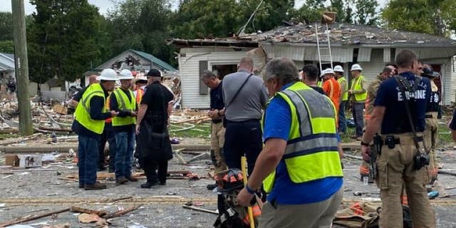 First responders help with a home explosion in Evansville, Indiana. First responders face many traumas, including the frequent sight of violent death. These tragedies create opportunities for "post-traumatic growth," claims the Boulder Crest Foundation.