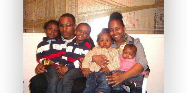Cordell and Iris Purnell welcomed their fourth child in 2007. Pictured here with them are, from left, Malikhai, Cordell Jr., Janai and Trinity.