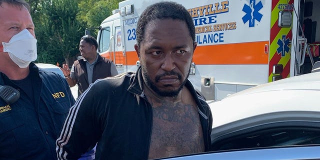 John Donaldson, 32, was arrested without incident after detectives located him in a motel parking lot in West Nashville on Tuesday, authorities said.