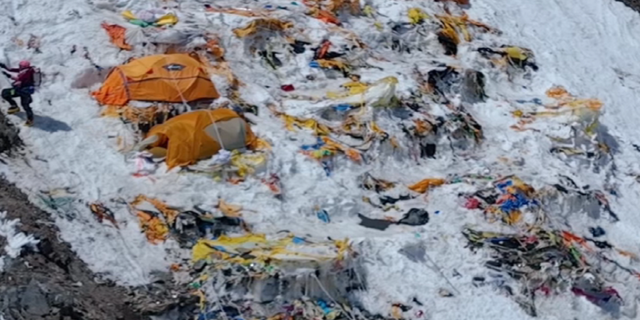 The "The rubbish is an accumulation of almost 70 years, since the first ascents to the mountain," says Purja.