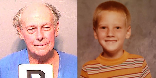 Left: This Oct. 29, 2021, photo provided by the California Department of Corrections and Rehabilitation shows Frederick Woods; Right: Chowchilla school bus hijacking victim Larry Park at age 6