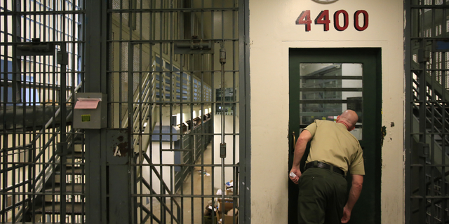 Inside the Men's Central Prison in Los Angeles.