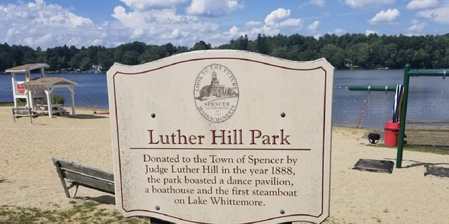 Luther Hill Park in Spencer, Massachusetts, was closed Saturday after the woman was found dead.