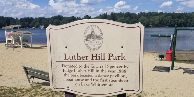 Luther Hill Park in Spencer, Massachusetts, was closed Saturday after the woman was found dead.