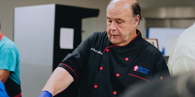 Mercy Chefs deliver hot meals to those in need in eastern Kentucky following devastating flooding. 